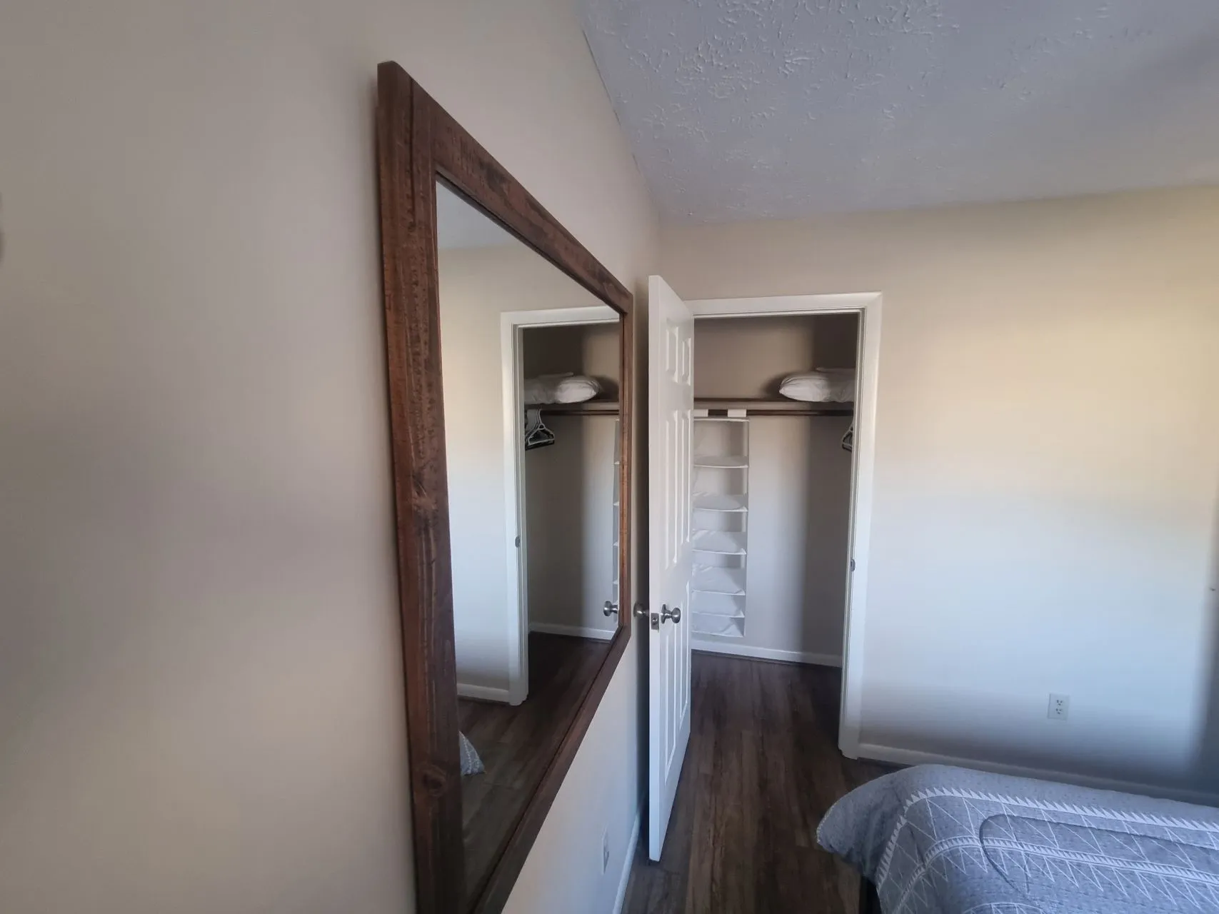 Third bedroom closet with storage