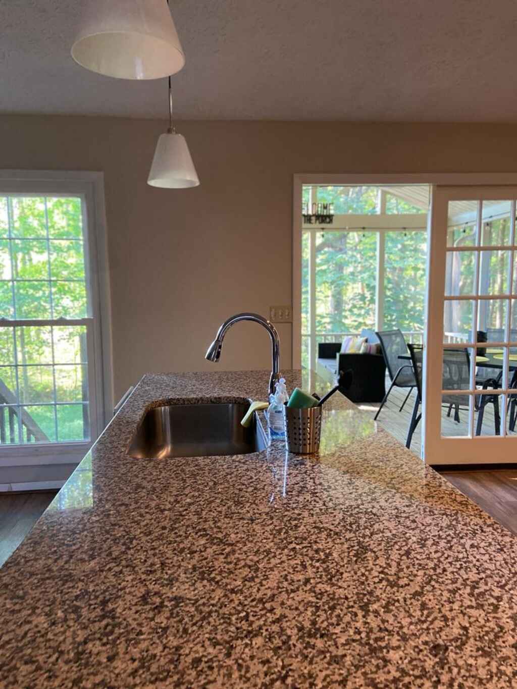 Kitchen counter and storage
