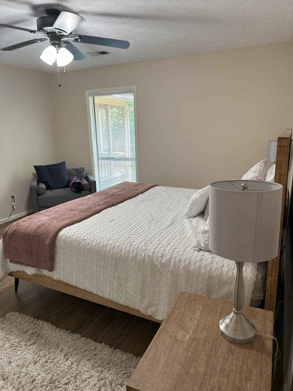 Master bedroom seating area